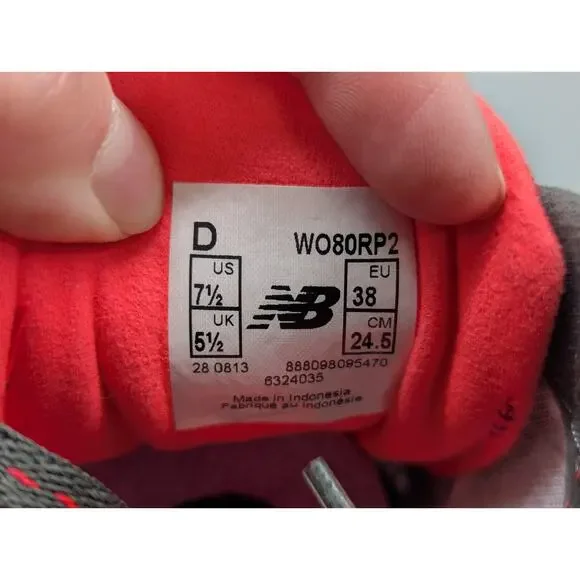 New Balance Minumus WO80RP2 Women’s Multi Sport Shoes Burgundy Gray Size 7.5 - Picture 8 of 10